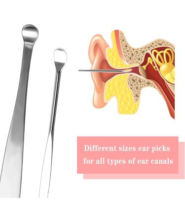 Fumanduo 12-Piece Ear Cleaner Set | Stainless Steel 6-in-1 Ear Wax Removal Tool - International Shipping - Buy Online on GoSupps.com