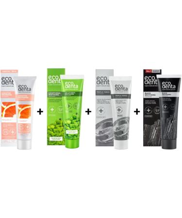 Ecodenta EXPERT Toothpaste pack of 4 - Buy Online on GoSupps.com
