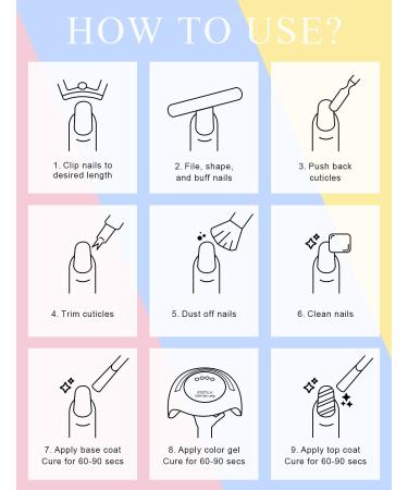 Btiztlla Gel Nail Polish Kit - 12 Colors, UV LED Nail Lamp & Tools | Nail Art Starter Set - Buy Online on GoSupps.com