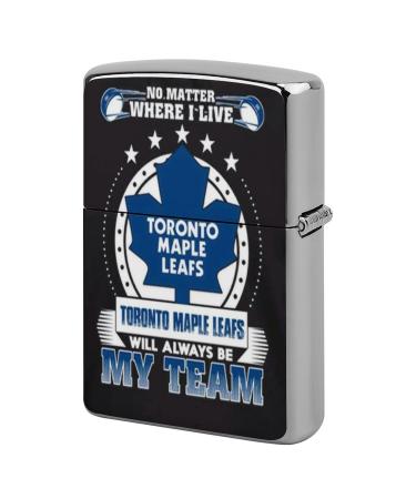 Toronto_Maple Lighter Housing Personalized Lighter Case Cover Lighter Box for Men Women Gift Style-2