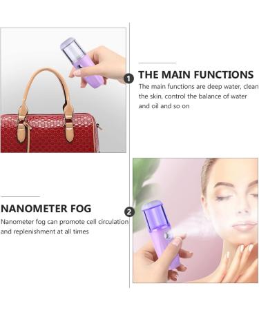 FOYTOKI 1pc Hydrating Instrument House Humidifier Portable Face Steamer Air Humidifier Skin Purple Abs - Buy Online on GoSupps.com