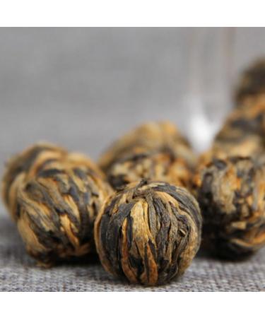 HQZM Classic Chinese Dian Hong TeaSmall Golden Ball 60g Rich and Arostic Black Tea From China - Buy Online on GoSupps.com