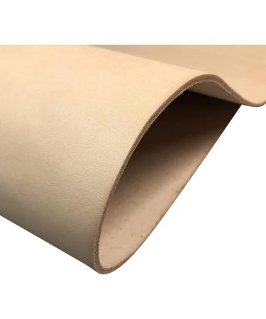 100% Veg Tan Full Grain Leather Cowhide Pre-Cut Piece 8-9 oz - Tooling Leather for Carving, Dyeing & Molding - White-Veg Tanned 12 x 24 - Buy Online on GoSupps.com