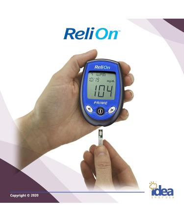 ReliOn Prime Blood Glucose Test Strips 50 Ct (2 Pack) Bundle - Exclusive Look After Your Diabetes Guide Included - Buy Online on GoSupps.com