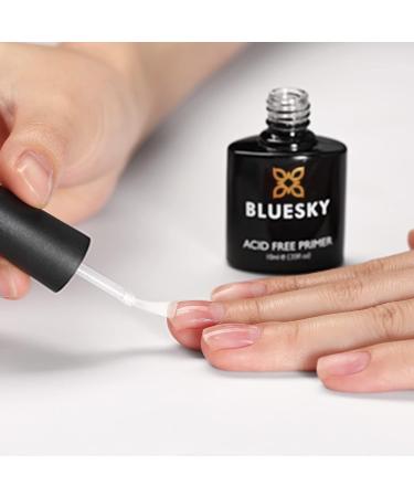 Bluesky Nail Primer For Gel Nails Acid Free Gel Nail Prep Bonder Strong Gel Polish Adhesion Prevents Gel Nail Polish Lifting & Peeling 10ml 10.00 ml (Pack of 1) - Buy Online on GoSupps.com