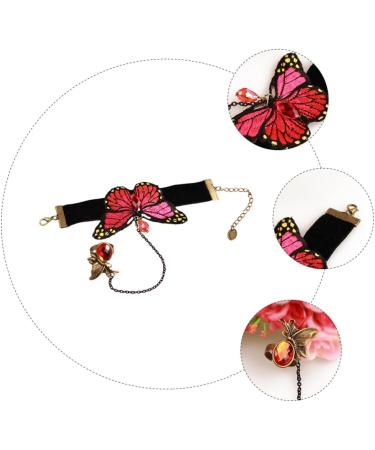 COHEALI 1pc Butterfly Ring Bracelet Rings for Teen Girls Wrist Chain Wristband with Finger Ring Jewelry Miss - Buy Online on GoSupps.com