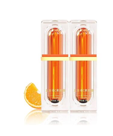 Generisch Vitamin C Makeup Cream Face Cream Five Vitamin C Clay Creams Moisturizing Face Concealer VC Light Make up Cream for All Skin Types (2 Pcs 60