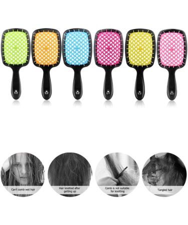 Comb 1 Piece Of Wide Toothed Air Cushion Comb Massage Dry Wet Comb Hollow Comb Salon Hair Brush Set Wide Tooth Comb (Color : H) - Buy Online on GoSupps.com