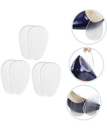 FRCOLOR 3 Pairs Clear High Heel Cushion Inserts - Non-Slip Grip & Comfort Pads for Women | Perfect for Damping & Protection - Buy Online on GoSupps.com