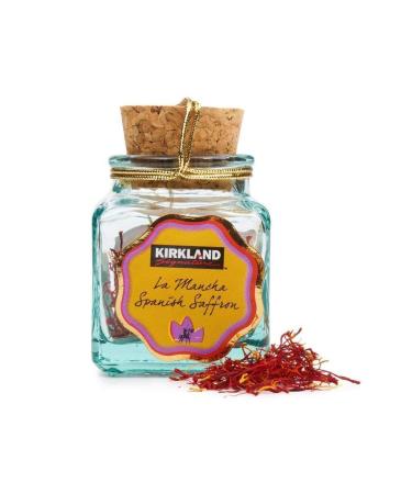 Kirkland signature La Mancha Spanish Unmistakable Aroma and Flavour Saffron | Extra Superior Pure 100% Natural Saffron | Premium Quality Higheyst Grade Spanish Saffron | 1g