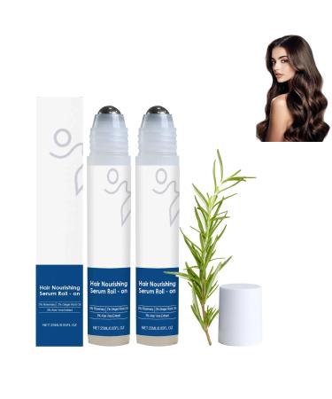 S rum de croissance capillaire Traboto base de romarin en roll-on 25 ml x 2 s rum pour cuir chevelu bloquant favorise la circulation d'oxyg ne r duit la chute des cheveux unisexe pour adultes