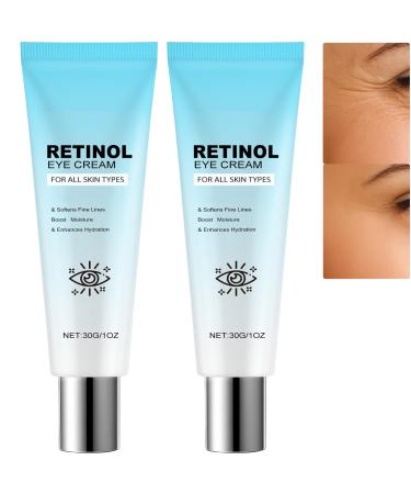 JASUBAI Retinol eye cream for dark circles and puffiness anti-aging under-eye cream with caffeine and hyaluronic acid brightening and deep skin hydration (2)