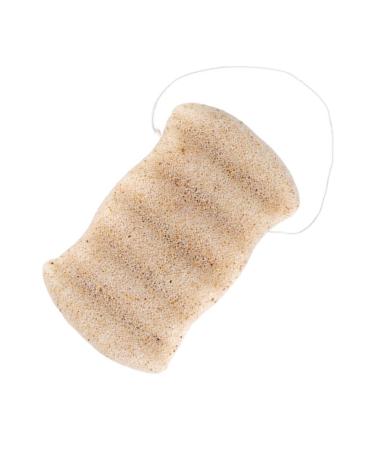 minkissy 1pc Bath Cotton Esponjas Faciales Exfoliating Puff Makeup Removal Sponge Bath Sponge Natural Sponge Face Scrubber Scrubber Wash Round Face Gum Charcoal Long