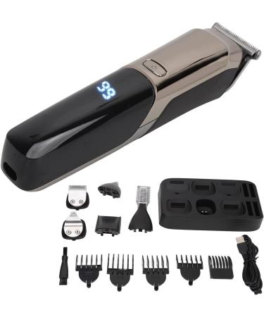 Qukaim Hair Trimmer Electric Hair Clipper All-in-One Trimmer with Guide Combs Washable LED Display for Beard Head Body Face - Buy Online on GoSupps.com