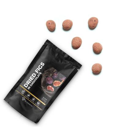 Figs in dessert chocolate - Mr Fudgesto sweets - premium enjoyment - luxurious confectionery for gourmet delights - box 80g - Buy Online on GoSupps.com