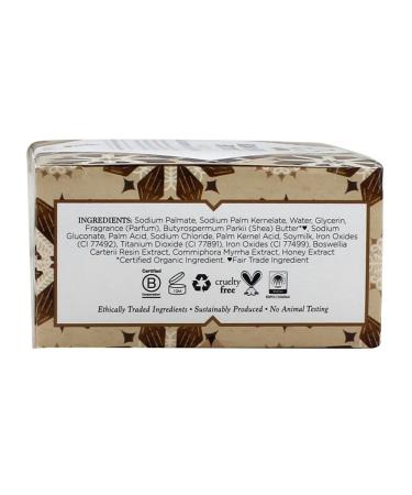 Nubian Heritage Raw Shea and Myrrh Bar Soap 5oz (Pack of 6) - Natural Body Soap - Buy Online on GoSupps.com