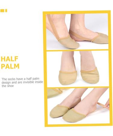 Shop Mobestech 3 Pairs Yoga Toe Protector Half Palm Socks for Women - Comfortable Nylon Design for Enhanced Performance - Buy Online on GoSupps.com