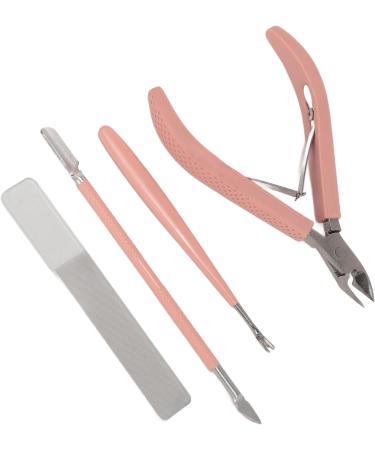 Nail Clipper Set Stainless Steel Multifunctional Portable Manicure Tool Set for Home Shop Travel (Pink) - Buy Online on GoSupps.com