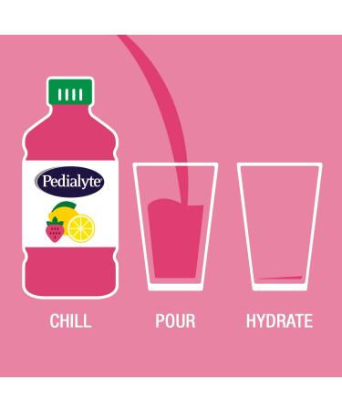 Abbott Pedialyte Advance Care Electrolyte Solution Strawberry Lemonade 1L - 4 Count - Buy Online on GoSupps.com
