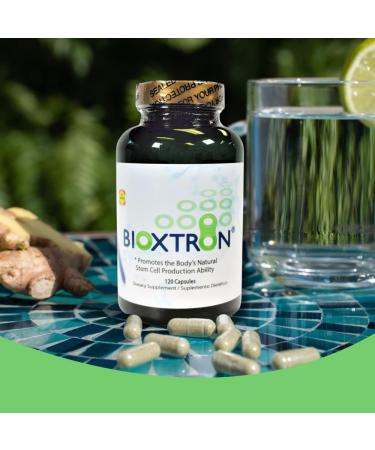 Bioxtron Natural AFA Stem Cell Supplement - Joint Support & Muscle Pain - Immune System Support - Natural Blue Green Algae Spirulina - 120 Caps - Buy Online on GoSupps.com