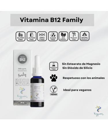 Zamdeh Laboratories SL Vitamine B12 Family Sublingual Natural Liquid Vegan 30 ml - Buy Online on GoSupps.com