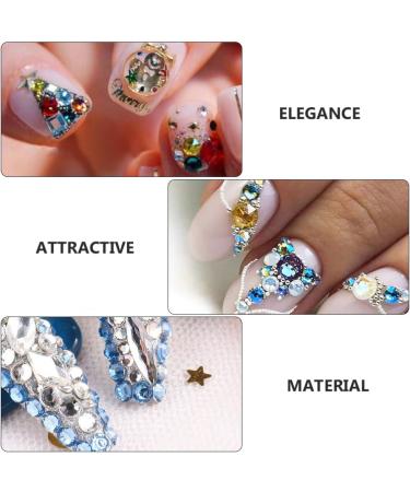 Lurrose 2 Boxes Nail Art Decorations Handmade 3D Nail Studs Colorful Manicure Jewelry - Buy Online on GoSupps.com