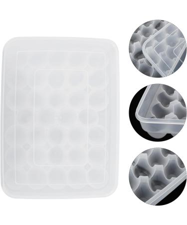 34 Egg Preservation Box Plastic Container Fridge Egg Bin Kitchen Egg Holder Refrigerator re-usable - Buy Online on GoSupps.com