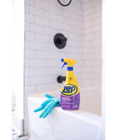 Zep Shower Tub and Tile Cleaner 32oz (Case of 2) - No Scrub Pro Formula - Buy Online on GoSupps.com