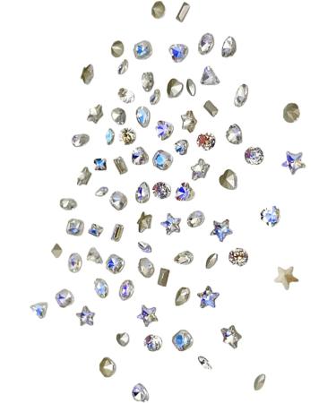 Multi-Shape Nail Rhinestones Decoration Art Accessories Jewelry Diamond 3D Tips Glass Crystal Pendant Ornaments Manicure Nail Art Stickers Decals Flower Supplies Kit Polish Jewels Tools Accessories - Buy Online on GoSupps.com