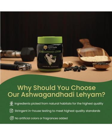 Keral-Ayurvedic Ashwagandhadi Lehyam Ayurvedic Supplement for Strength Stamina Recovery Immunity Support 500g - Buy Online on GoSupps.com