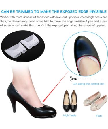 Forefoot Pads & Metatarsal Cushions - Gel Sleeve for Pain Relief Callus & Blister Prevention | Perfect for Walking Ballet & Running - Buy Online on GoSupps.com