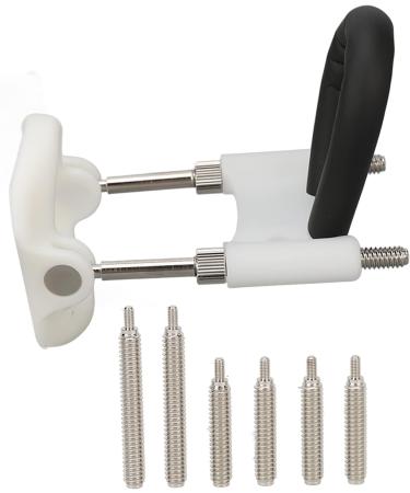 Portable Massage Clip Set for Men | Adjustable Traction Device | Powerful Extender-Distance Training | White-Silver - Buy Online on GoSupps.com