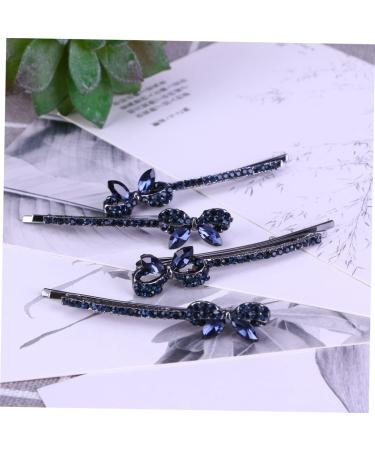 DOITOOL 4 Pairs Bridal Headpiece Hair Jewels for Women Pearl Hair Pin Hair Barrettes for Girls Bride Hair Clip Bride Headpieces for Wedding Crystal Pair Clip Miss Rhinestones - Buy Online on GoSupps.com