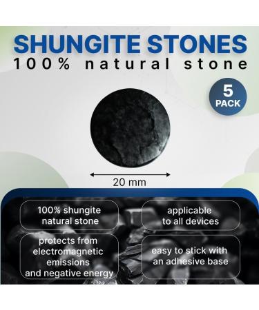 Buy 5 Authentic Shungite Stickers for Phone Tablet Laptop - Top Quality | International Shipping - Buy Online on GoSupps.com