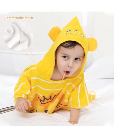 Supgomax Hooded Bathing Poncho for Kids - Cartoon Lion Beach & Bath Towel Absorbent Child Towels for Swimming & Shower - Buy Online on GoSupps.com
