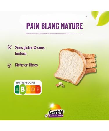 Gerbl White Bread Gluten Free & Lactose Free High Fiber 200 g 221594 - Buy Online on GoSupps.com