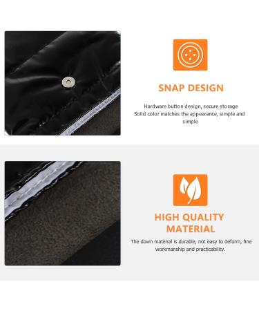 VALICLUD Travel Toiletry Bag Sanitary Napkin Holder & Organizer - Portable Pad Pouch, Earphone & Coin Purse - Black Tote Insert - Buy Online on GoSupps.com
