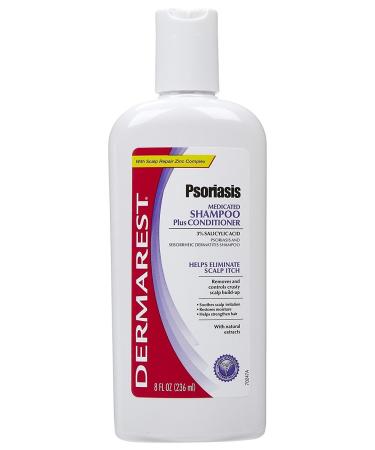 Dermarest Psoriasis Medicated Shampoo + Conditioner 8oz | Soothing Relief | 1 Unit - Buy Online on GoSupps.com