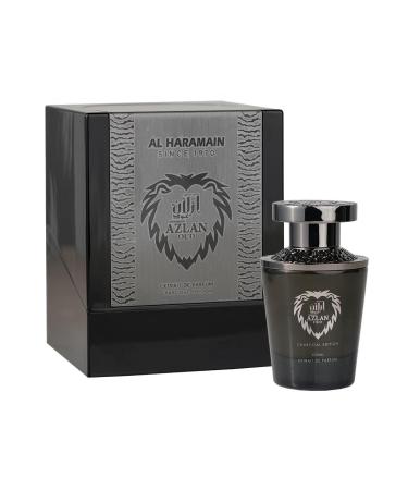 Al Haramain Azlan Oud Charcoal Edition Extrait De Parfum for Men 3.33 Ounce