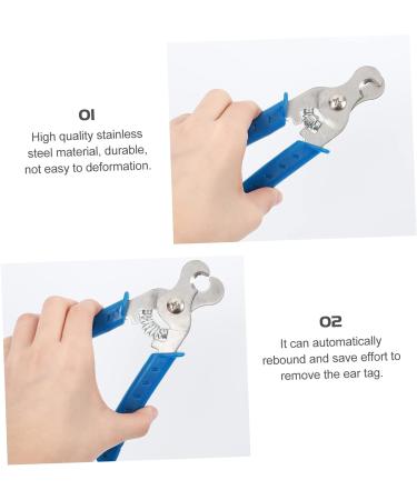 Yardwe Ear Tag Removal Forceps - Animal Ear Tag Remover Tool for Farm Animals - Buy Online on GoSupps.com