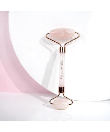 Buy Brushworks Brazilian Rose Quartz Stone Roller | Best Facial Massage Tool | International Shipping Available - Buy Online on GoSupps.com