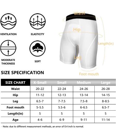XELORNA Boys Compression Shorts with Protective Shell | Children's Slide Shorts & Groin Guard for Baseball Football Hockey - Shop Now! - Buy Online on GoSupps.com