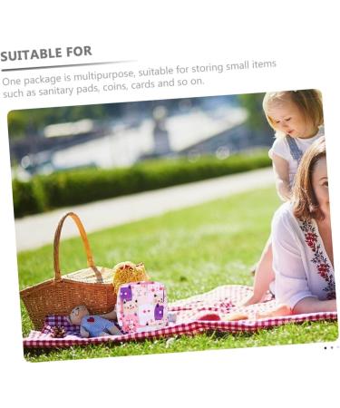 Healeved 4-Piece Aunts Towel & Storage Bag Set | Coin Bags Shopping Bags Fabric Pad Wet Bag & Tampon Holder | Eco-Friendly and Stylish Nursing Accessories - Buy Online on GoSupps.com