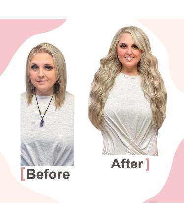 Easyouth Real Hair Bonding Extensions - Remy 20-Inch Blonde #18P613 & #18/613 - Premium Quality Echhtaar Aschblond Mix for Perfect Volume - Buy Online on GoSupps.com