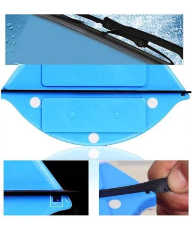 Double Side Window Cleaner Ultra-Strong Both Side Glass Surface Cleaning Brush Wiper Tools for High-Rise Single Double Glazed Windows Blue 7 15MM Size:15 26MM Colour:Red (Red 7 1 Red 7 15MM - Buy Online on GoSupps.com
