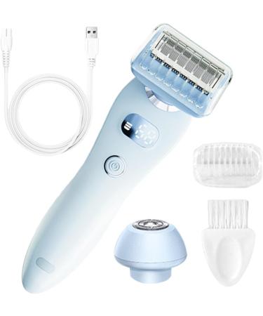 Opilroyn Personal Trimmer for Women Electric Trimmer for Women Female Trimmer for Hair Removal Versatile Personal Hair Clipper for Women Facial Shaver Blue - Buy Online on GoSupps.com