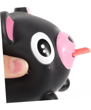 Garneck 2-Pack Sensory Chewing Dolls for Autism Relief - Puppy Tongue Squeezing Toy - Black PVC 10x9cm - Ideal for Children - Buy Online on GoSupps.com