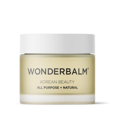 WONDERBALM LIMITED Multi Use Balm All in One Skin Cream Moisturizer for Hair Cuticles Lips and Body Moisturizing Fast Absorbing NonGreasy Olive Oil Shea Butter Vegan Natural Ingredients 20 ml