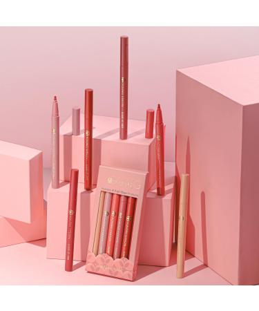 YOUNG VISION 6-Pc Liquid Lipstick & Lipliner Set | Long-Lasting Nude Matte Lip Stains | Perfect Gift for Women - Buy Online on GoSupps.com