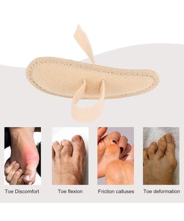 Adjustable Hammer Toe Crest Cushion for Left Foot - Comfortable Toe Buttress Pad for Foot Correction - Buy Online on GoSupps.com